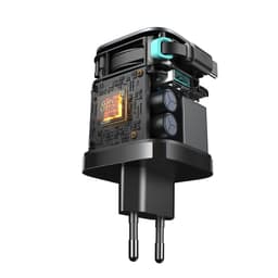 Joyroom - Caricabatterie GaN da 65W con cavo retrattile, nero (UE) (JR-TCL02) – Bild 6