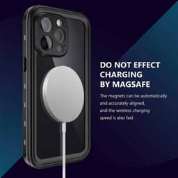 iPhone 13 Pro - Custodia impermeabile per esterni Redpepper IP68 serie Dot+, nera – Bild 3