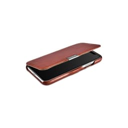 iPhone Xs max - iCarer Vintage Series Side-open Flip Case brown RI904-BN – Bild 4