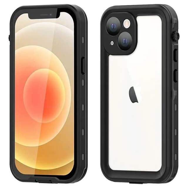iPhone 13 Mini - Redpepper IP68 Dot+ Series Wasserdichtes Outdoor Case, schwarz