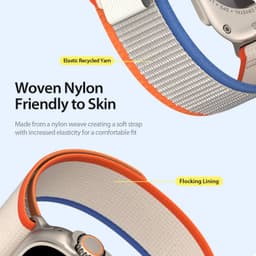Apple Watch - DUX YJ Version Strap - 42mm/44mm/45mm/46mm(10.Gen)/49mm Orange-Beige – Bild 6