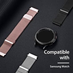 Galaxy Watch - Cinturino milanese DUX (20 mm) rosa – Bild 6
