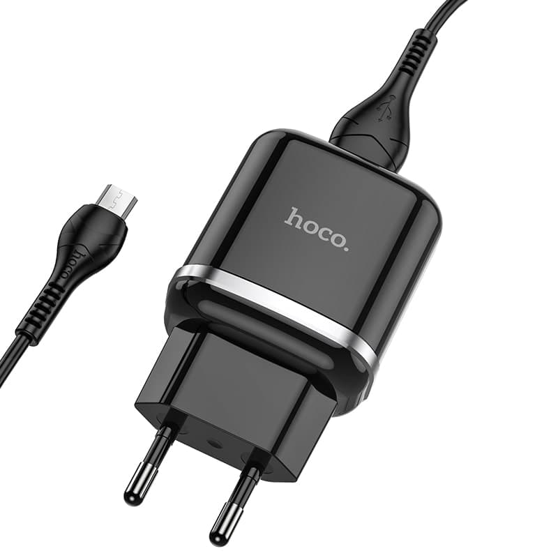 HOCO Set di caricabatterie QC3.0 a porta singola con cavo micro-USB (N3) – 2