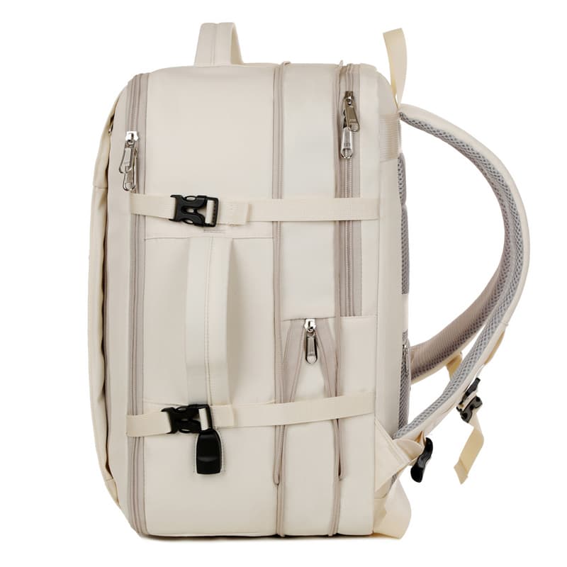 Okade S3610 Laptop Backpack 17.3 inch - Business Travel Backpack with USB, Suitcase Design, Beige – 3