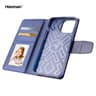 Apple iPhone 7/8/SE 2020/SE 2022 - Hanman Mill Flip Case avec 3 compartiments pour cartes, bleu foncé