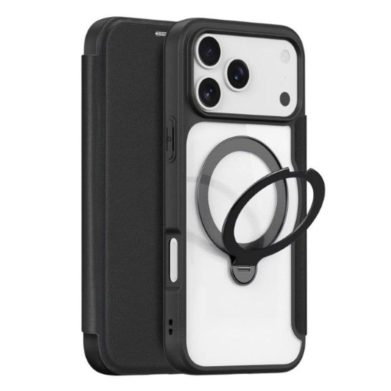 Apple iPhone 17 Pro - Dux Ducis Skin Pro Series Schwarz MagStand