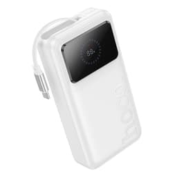 Hoco Q41 Powerbank 20000mAh mit Teleskopkabel (1 x USB-C) und Display, 22.5W+PD20W, weiss – Bild 2