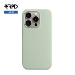 iPhone 15 Pro - Silicone Case soft mint, Liquid (Magsafe-Version) – Bild 1