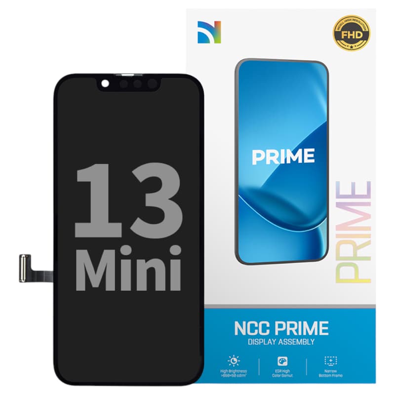 Apple iPhone 13 Mini Frontglas / LCD, NCC Incell (Prime)