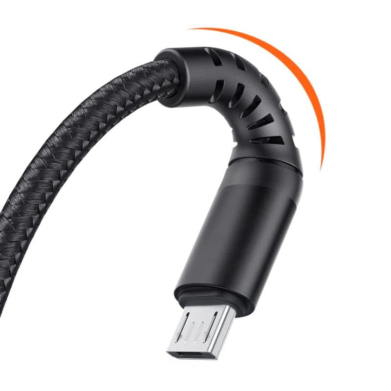 McDodo - USB-A to Micro-USB, Câble de charge et de données, 0.2m, noir – 2