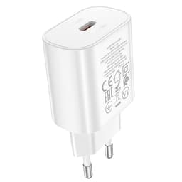 Hoco PD25W Charger (N22) - Hoco Ladestecker, Schnellladegerät aus Kunststoff, weiss – Bild 1