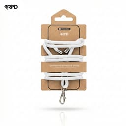 Chaîne de téléphone portable RPD Universal Nylon Necklace - Carte d'insertion robuste - pour tous les smartphones, Blanc – Bild 2