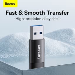Baseus - Ingenuity Series - Mini OTG Adapter USB 3.1 to Type-C, Black (ZJJQ000101) – Bild 6