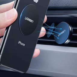 Ugreen - Piastra metallica arrotondata per supporto magnetico del telefono, confezione da 2, nero – Bild 3