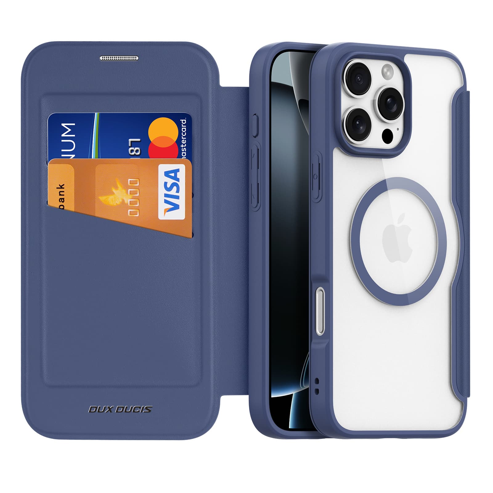 iPhone 16 - Dux Ducis Skin X Pro Series Hülle mit MagSafe, Blau