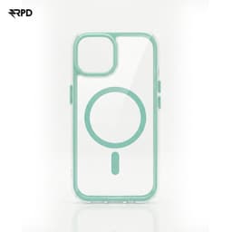 iPhone 15 - Bumper MagSafe case with protective edge, turquoise – Bild 1