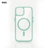 iPhone 15 - Bumper MagSafe case with protective edge, turquoise