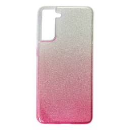 Samsung S21 Diamond bling pink/Silver case – Bild 1