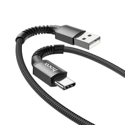 hoco x71 USB-A to Type-C cable 1m anti bending black – Bild 1