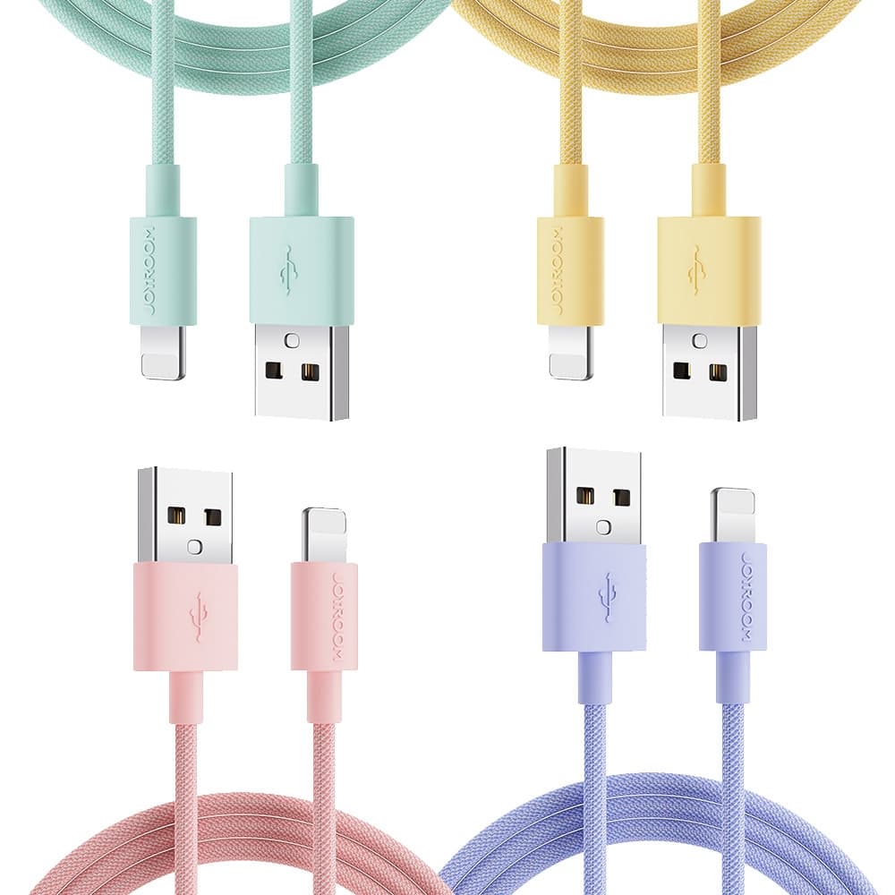 JoyRoom Colorful USB-A to Lightning Fast charging Cable Purple 1m – 2