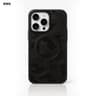 iPhone 14 Pro Max - Custodia con supporto Magsafe con motivo mimetico nero