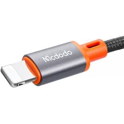 Mcdodo Lightning vers 3.5mm câble d'écouteurs avec connecteurs en aluminium, noir – Bild 4