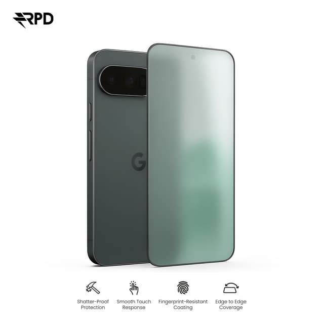 Google Pixel 10/10 Pro - SilkTouch Premium Tempered Glass / Verre blindé - Mat