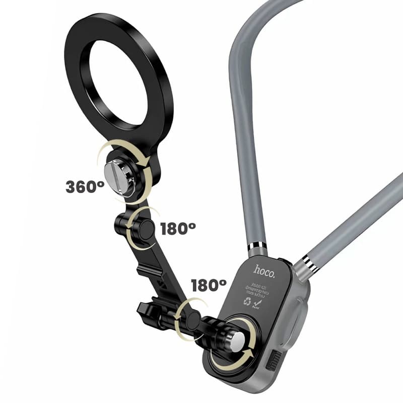 Supporto da collo Hoco K31 con MagSafe per formato ritratto/paesaggio, nero – 3
