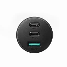 Joyroom - JR-CL26 70W 3-Port (2PD+1USB) Car Charger, noir – Bild 3