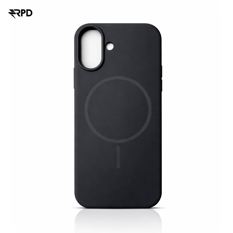 iPhone 17 - MagSafe Slimline Silikon Case, Schwarz