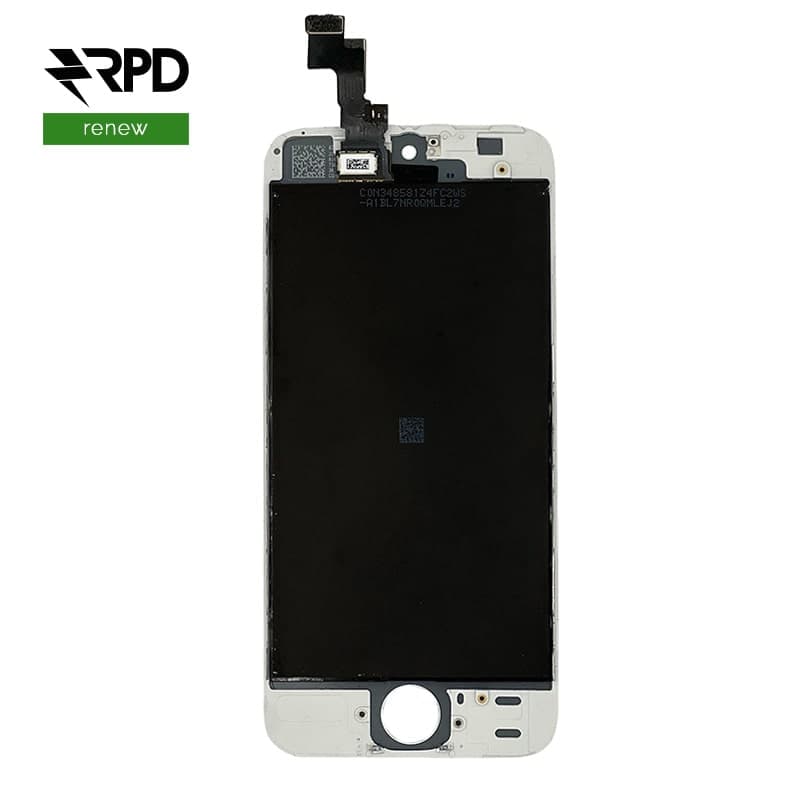 LCD für iPhone 5S / SE 2016 Frontglas / LCD weiss original, renewed – 2