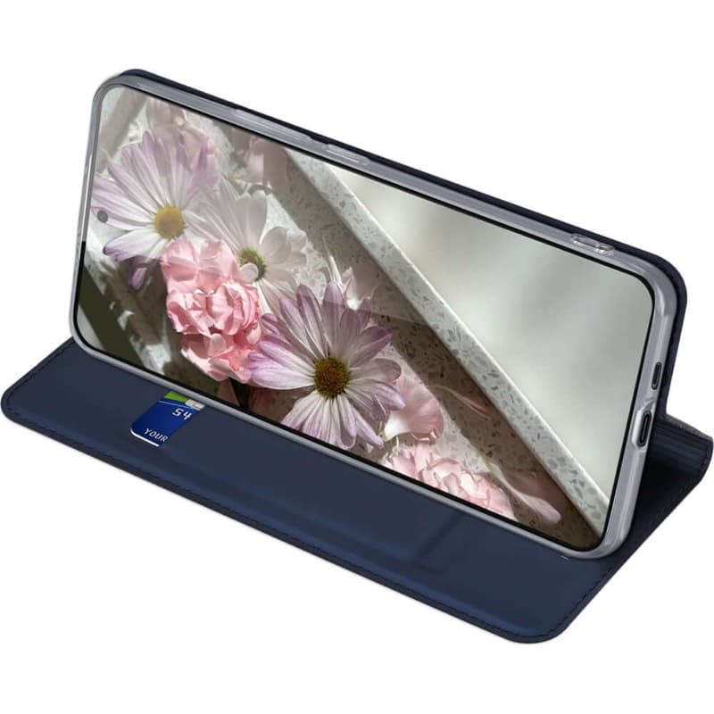 Samsung Galaxy S25 Edge - Pelle Dux Ducis Serie Pro Blu – 2