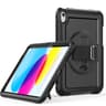 iPad 10 / 11 (2022 / 2025) - RPD - HEX-S FE, Étui TPU renforcé avec dragonne, Noir