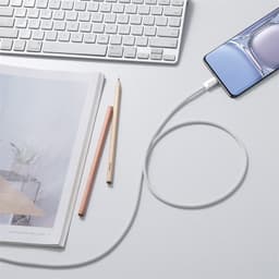 Baseus - Dynamic Series - Type-C to Type-C fast charging cable, 100W 1m, white (CALD000202) – Bild 3