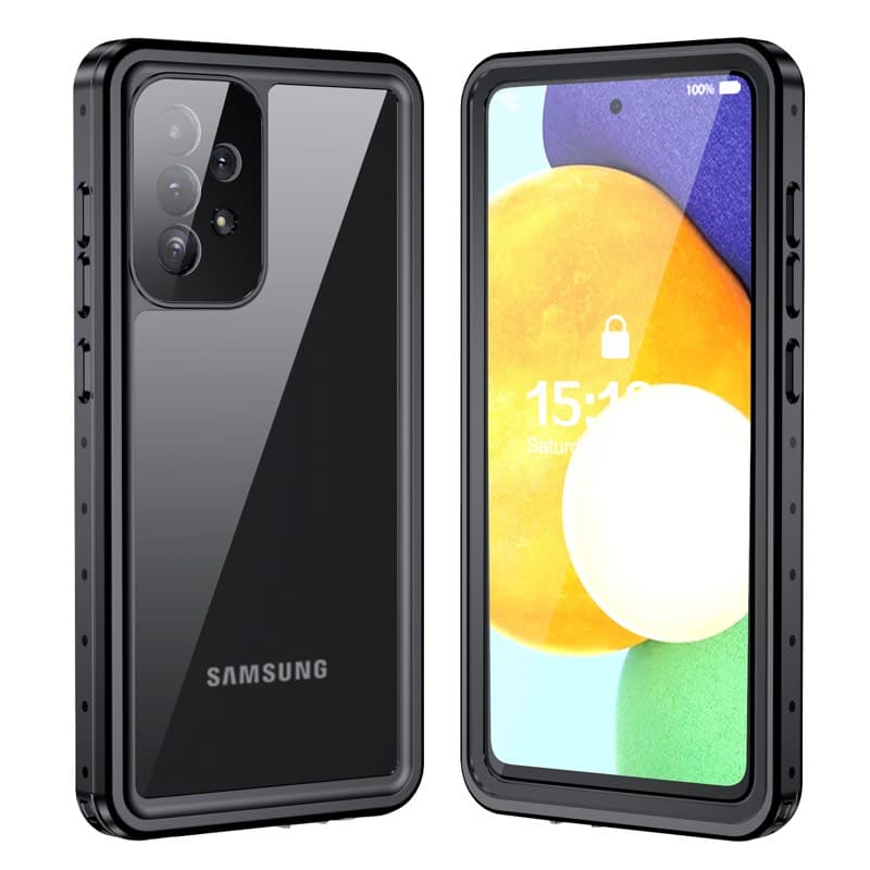 Samsung Galaxy A52/A52s - Custodia impermeabile per esterni Redpepper IP68, nero