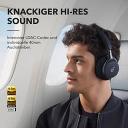 Anker Soundcore Space One - Casque à réduction de bruit - USB-C - 40H Playtime - noir – Bild 4
