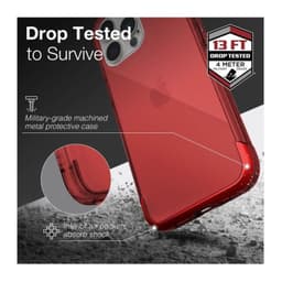 iPhone 13 Pro - Raptic/X-Doria Defense Air Clear Case Red – Bild 8