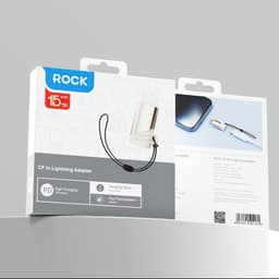 Rock - RCL0021 Adapter USB Typ-C Female zu Lightning Adapter männlich, Gold – Bild 2