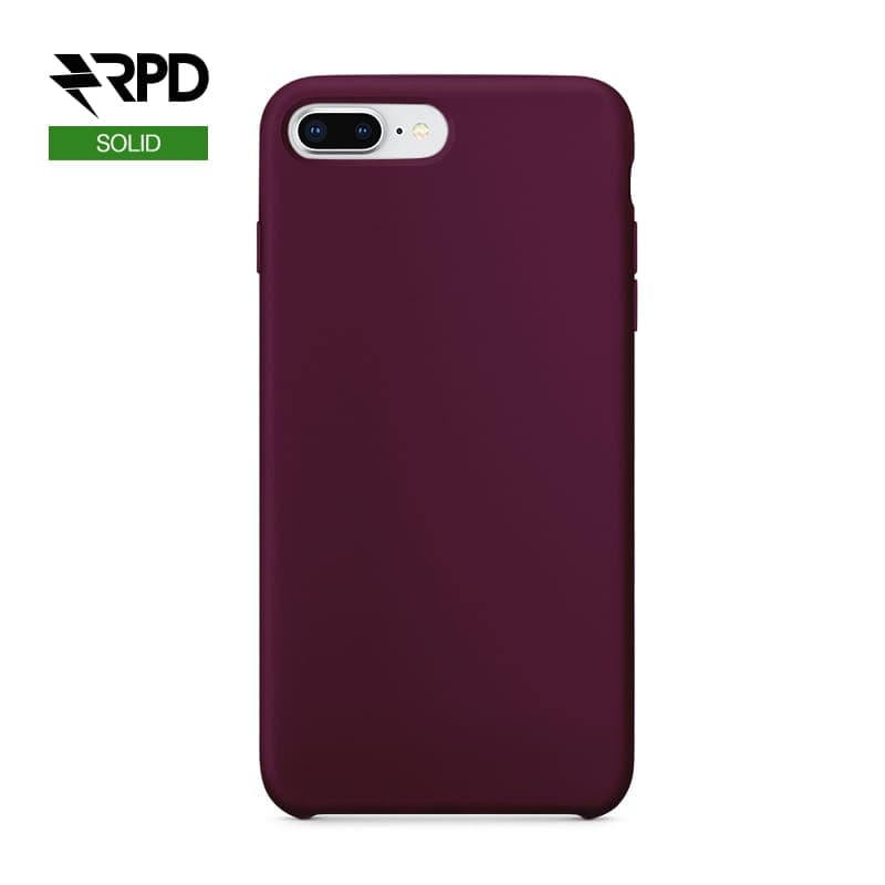 iPhone 7 Plus / 8 Plus - Solid Silicone Case Cherry red