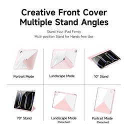 iPad Pro 11 (2024/2025) - Dux Ducis Magi Series, aufstellbares Flip-Etui, pink – Bild 6