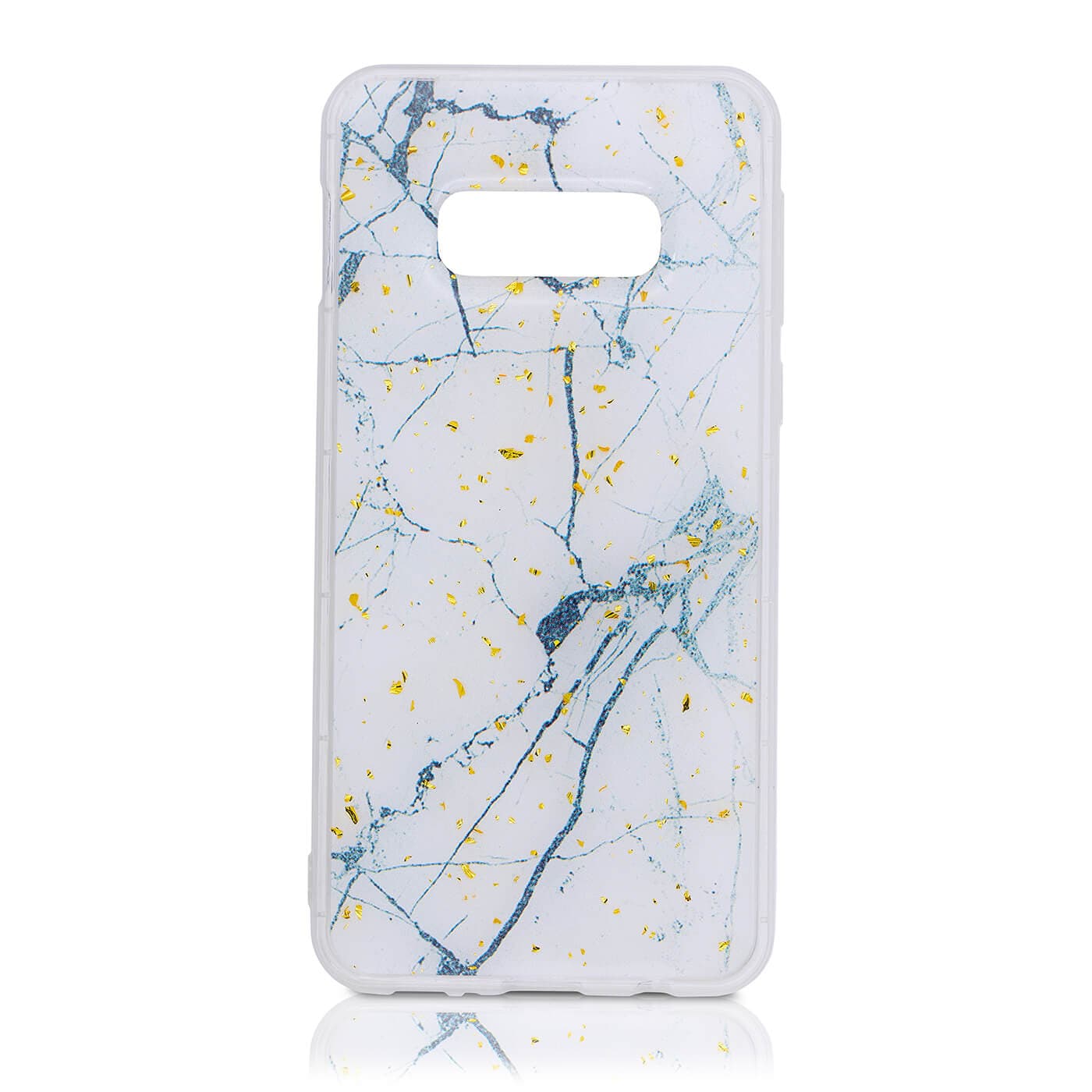 Samsung Galaxy S10e - Marmo bianco e scaglie d'oro