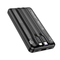 Hoco Q9 Pro Shell Powerbank Carica rapida con cavo nero (10000mAh) – Bild 2