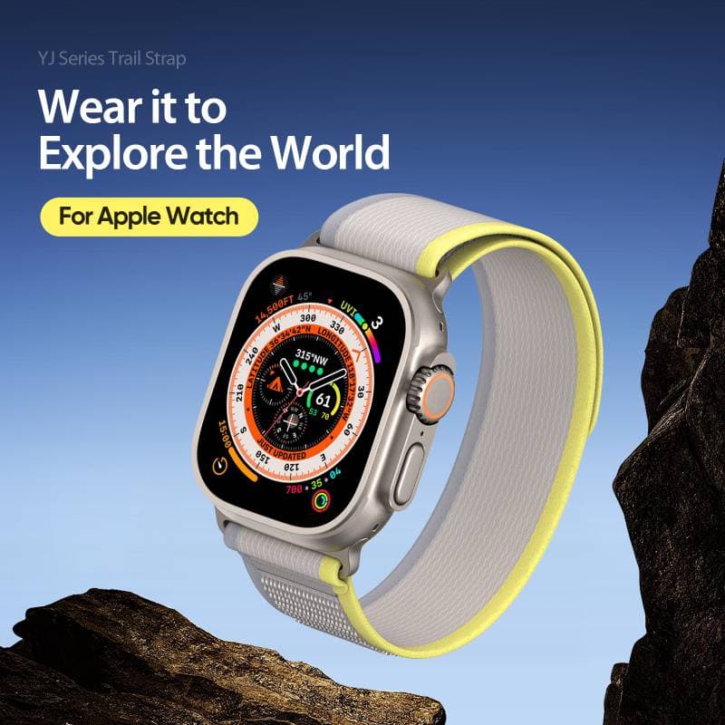 Apple Watch - DUX YJ Version Strap - 42mm/44mm/45mm/46mm(10.Gen)/49mm Gelb-Beige – 4