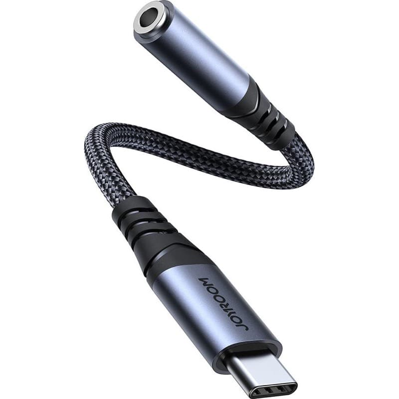 Joyroom - SY-C01 Audio-Transfer Serie Adapter (Type-C zu 3,5mm), Schwarz – 2