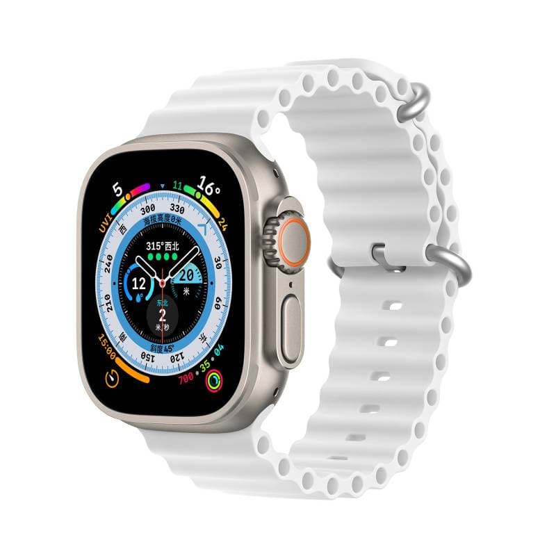 Apple Watch - DUX OceanWave Version Strap - 38mm/40mm/41mm/42mm(10.Gen), Weiss