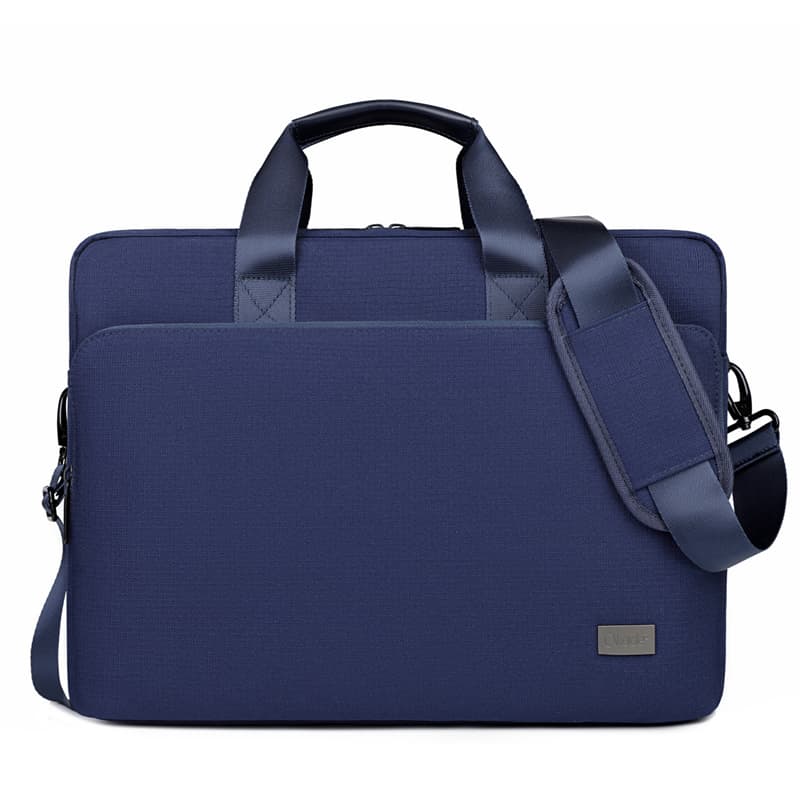 Okade - MacBook / Laptop Bag, 15.6-16 inch - Padded Notebook Sleeve + Shoulder Strap, Dark Blue