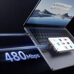 McDodo - Cavo magnetico autoavvolgente da USB-A a Lightning, 1,2 m, nero – Bild 7