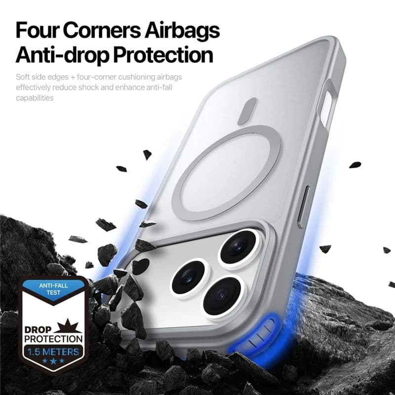 iPhone 17 Pro - Dux Ducis Yind Series mit Magsafe in grau – 3