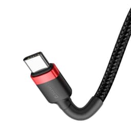 Baseus - Cafule - Type-C PD2.0 60W Schnellladekabel, 2m, Rot + Schwarz (CATKLF-H91) – Bild 7