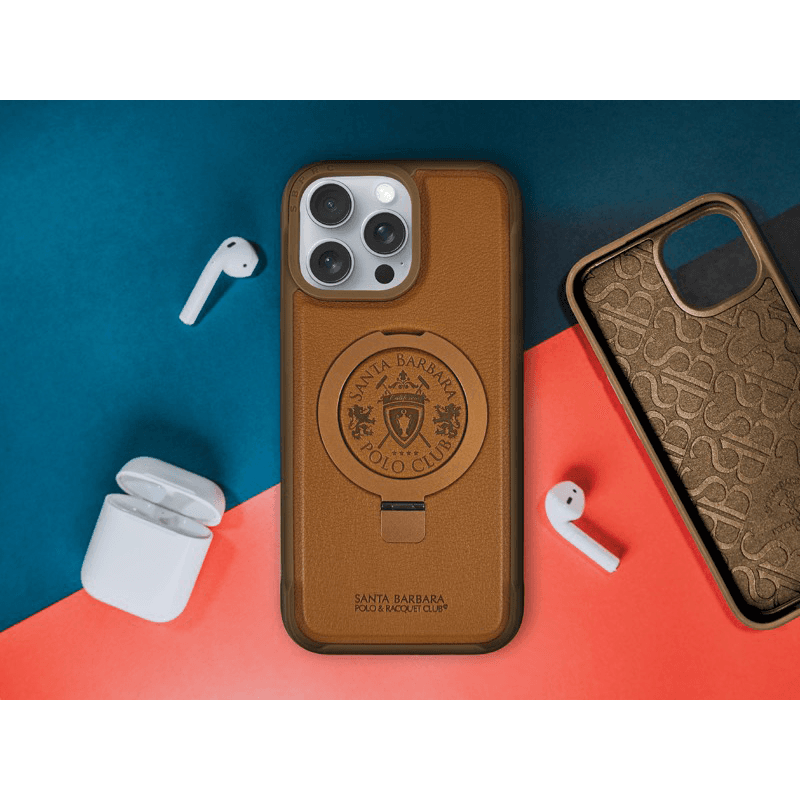Apple iPhone 16 Plus - Santa Barbara Polo Primo - Premium Stand Case Hülle mit MagSafe, schwarz – 2